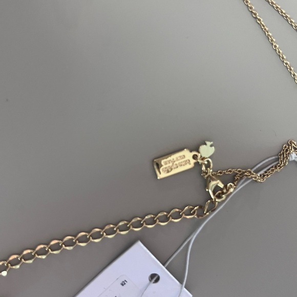 New With Tags Kate Spade New York crystal station necklace ✨ - Picture 3 of 4